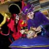 Alex Goude avec Jafar pour Disneyland Paris.