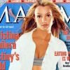 Mai 2001 : Britney Spears montre son corps parfait en couverture de l'édition britannique du magazine Maxim. 