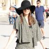 Lea Michele vient d'arriver à Paris pour assister à la Fashion Week. Vendredi 30 septembre 2011
