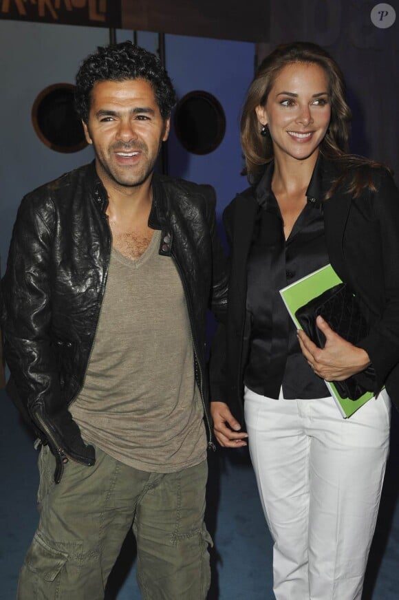 Jamel Debbouze et Melissa Theuriau, en juin 2010, lors de la soirée de la Fondation pour la Culture et la Diversité.