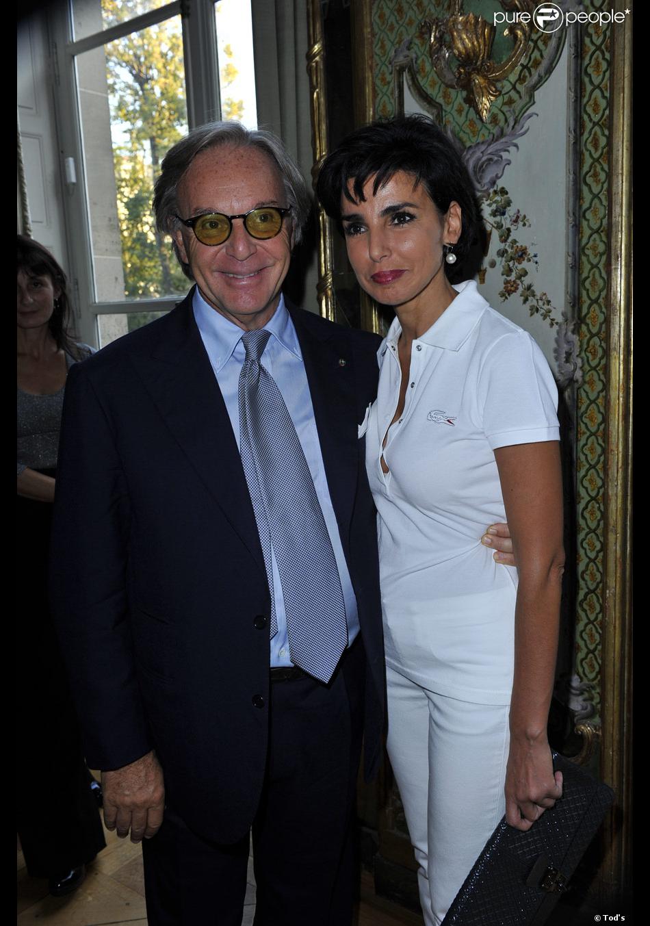 Diego Della Valle Et Rachida Dati Lors De La Soiree De Lancement De La Collection Signature De La Marque Tod S Ambassade D Italie A Paris Le 2 Octobre 2011 Purepeople
