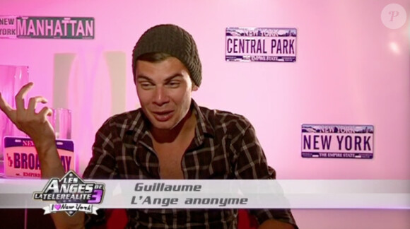 Guillaume dans les Anges de la télé-réalité 3, lundi 3 octobre 2011 sur NRJ 12.