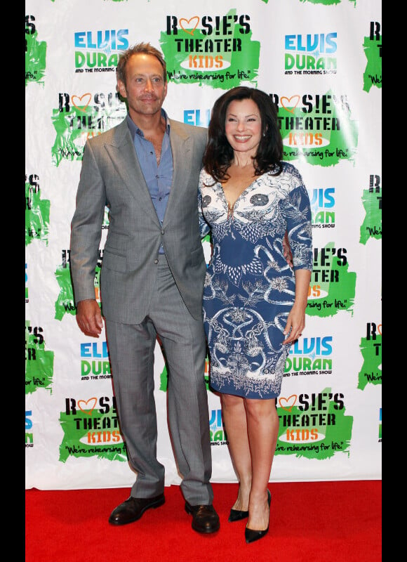 Fran Drescher et son ex-mari Peter Marc Jacobson, le 19 septembre 2011 à New York