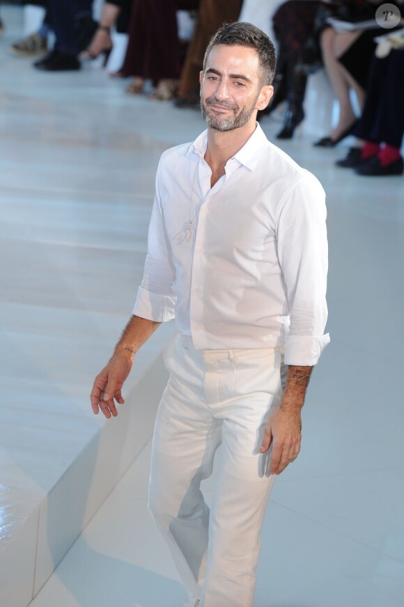 Marc Jacobs lors du défilé Louis Vuitton Printemps/Eté 2012
