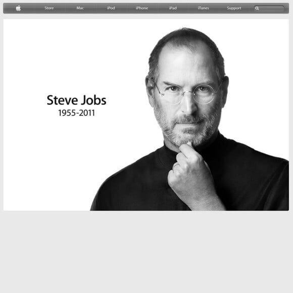 Steve Jobs est mort le 5 octobre 2011.