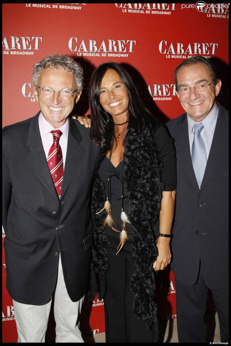 Jean-Pierre Pernaut, Nathalie Marquay et Nelson Monfort à la première de Cabaret au Théâtre de ...