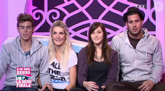Les quatres nominés dans Secret Story 5, vendredi 7 octobre 2011 sur TF1