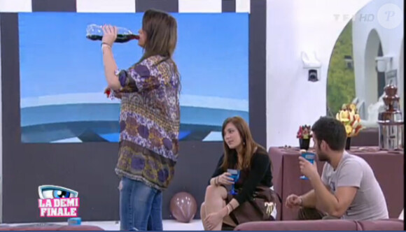 Aurélie, Morgane et Zelko dans Secret Story 5, vendredi 7 octobre 2011 sur TF1
