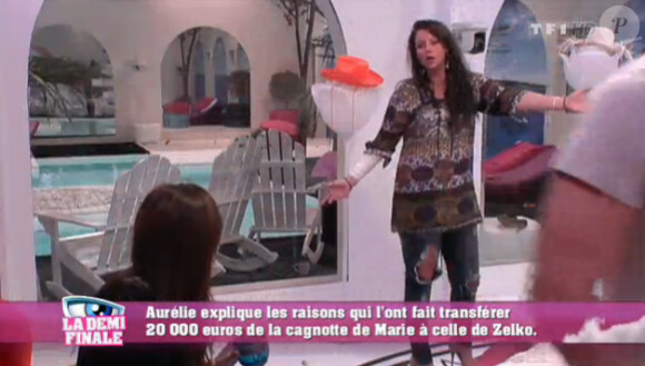 Aurélie dans Secret Story 5, vendredi 7 octobre 2011 sur TF1