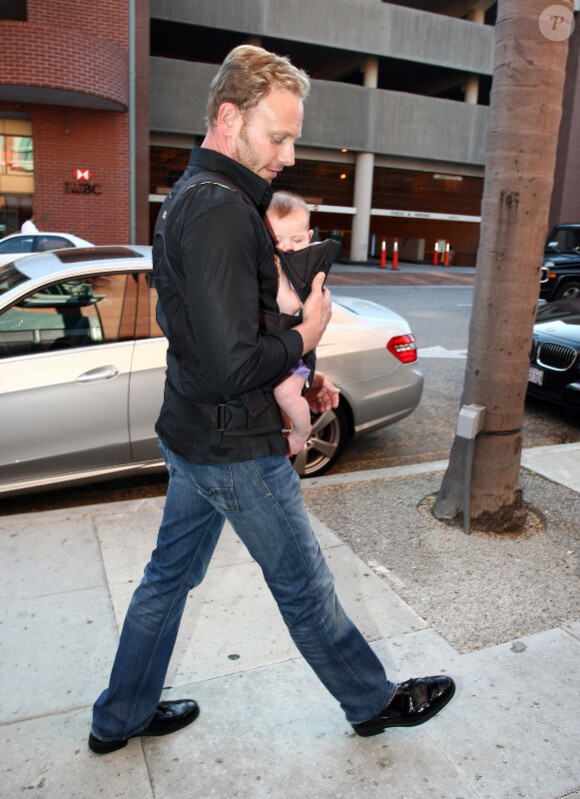 Ian Ziering en septembre 2011 à Los Angeles avec sa fille Mia