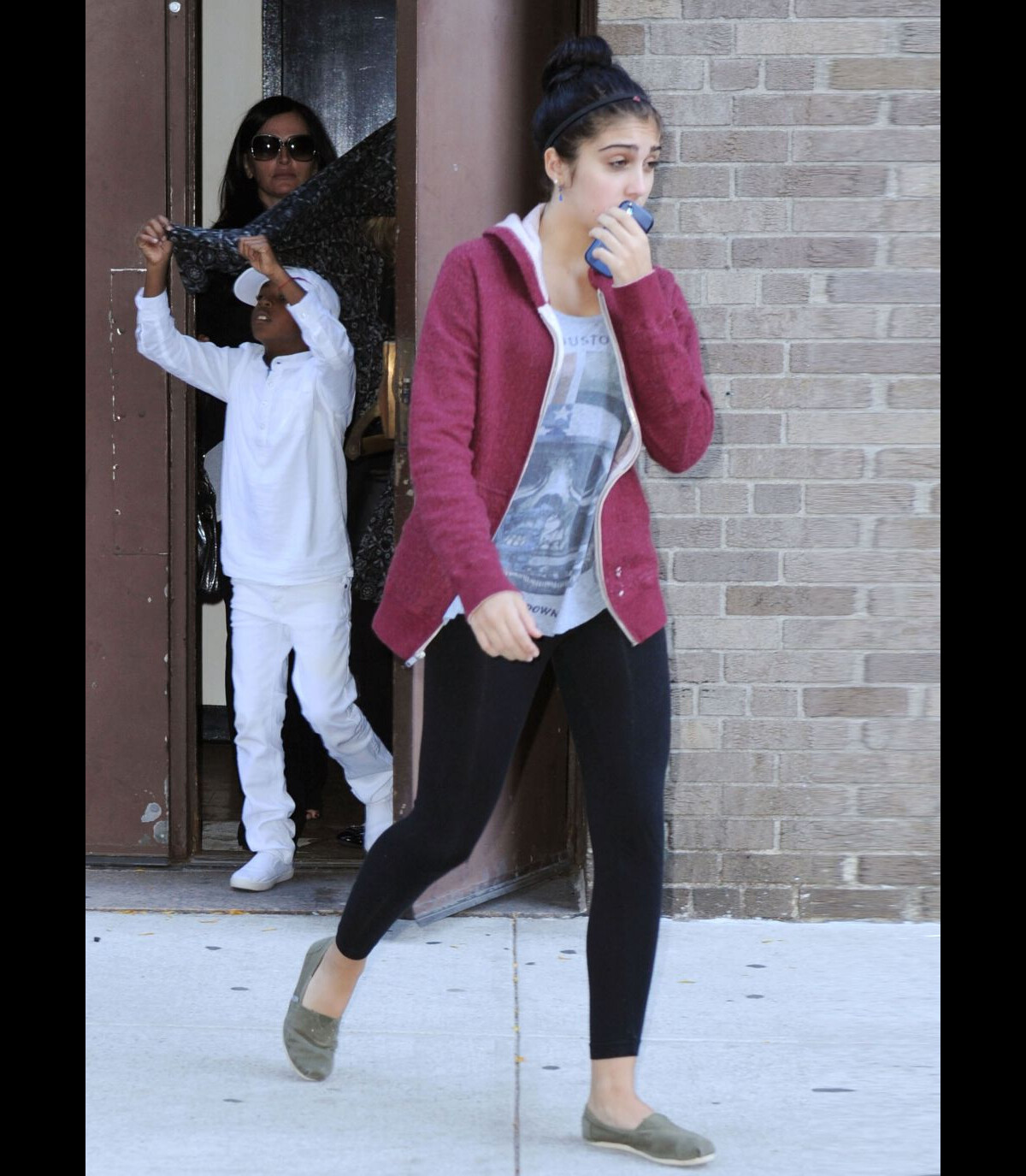 Photo : Lourdes Leon et son frère David, les enfants de Madonna ... image.