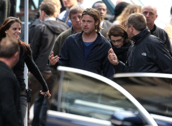 Brad Pitt pour le tournage de World War Z en Ecosse - septembre 2011