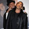 Nikos et Christophe Beaugrand au Palais des Sports, à Paris, afin de découvrir Dracula, L'Amour plus fort que la Mort. 11 octobre 2011