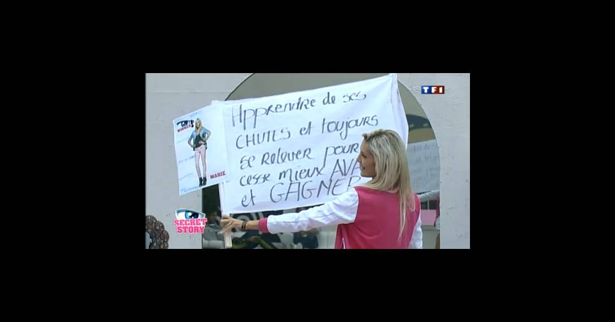Marie fait campagne dans Secret Story