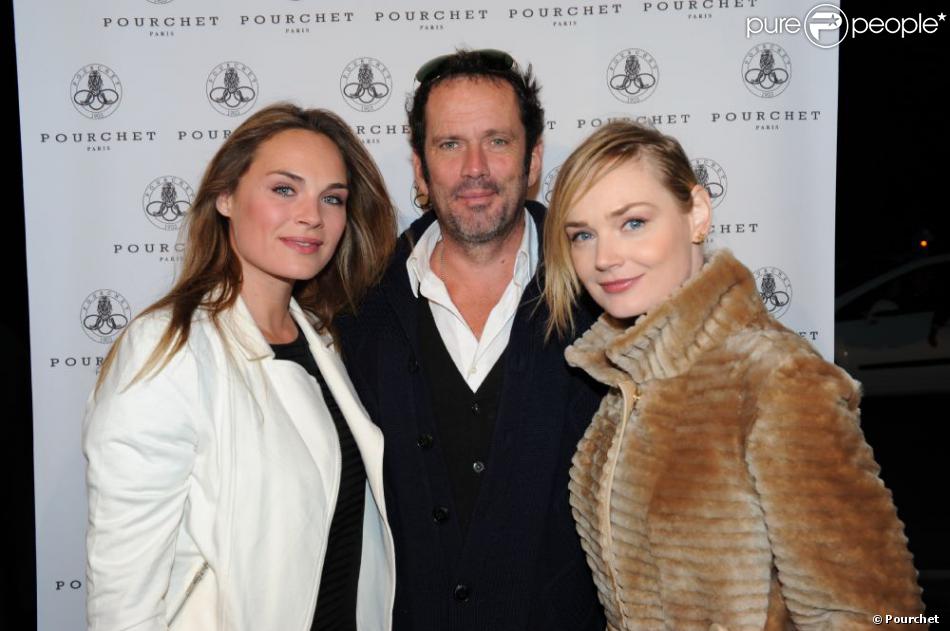 Melanie Maudran Christian Vadim Et Sa Compagne Julia Livage Lors