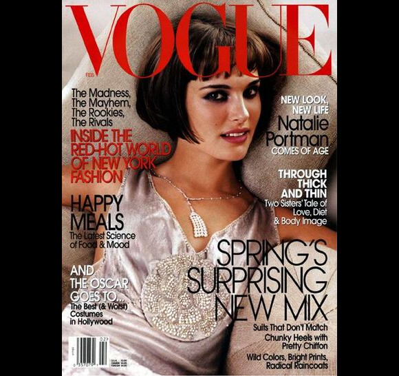 Février 2004 : Natalie Portman pose pour la couverture de Vogue US.