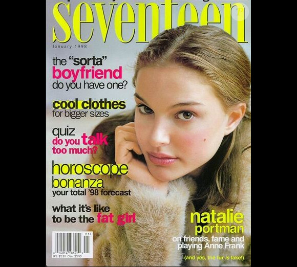 Janvier 1998 : Natalie Portman fait la couverture du magazine Seventeen.