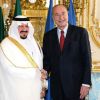 Le prince héritier Sultan avec Jacques Chirac en 2006