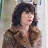 Scarlett Johansson, sur le tournage d'Under the skin à Glasgow le 24 octobre 2011.