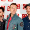 Coldplay lors des Q Awards à Londres le 24 octobre 2011