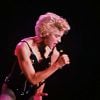 Madonna et le fameux bustier, Who's That Girl Tour, au Parc de Seaux à Paris, le 30 août 1987.