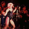 Madonna et le fameux bustier, Who's That Girl Tour, au Parc de Seaux à Paris, le 30 août 1987.