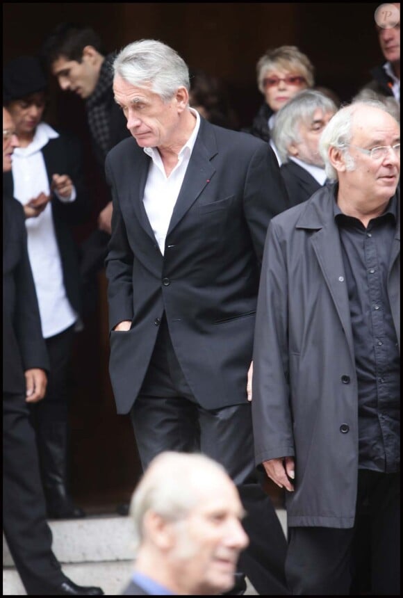Gilbert Coullier aux obsèques de Roland Hubert, à Paris, le 18 octobre 2011.