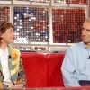 Jeannie Longo et son mari Patrice Ciprelli le 17 mai 2002 sur le plateau de l'émission Vivement Dimanche