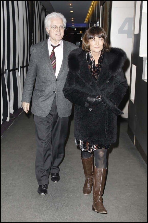 Lionel Jospin et Sylviane Agacinski, à Paris, le 6 décembre 2010.