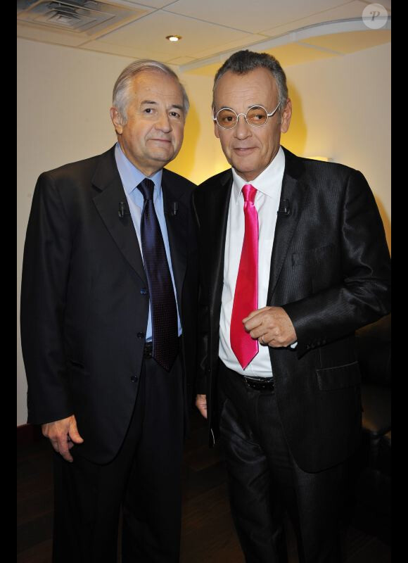 Jacques Mailhot et Jean Roucas dans l'émission Vendredi sur un plateau !, diffusée le 28 octobre 2011 sur France 3