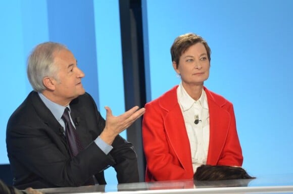 Florence Brunold et Jacques Mailhot dans l'émission Vendredi sur un plateau !, diffusée le 28 octobre 2011 sur France 3