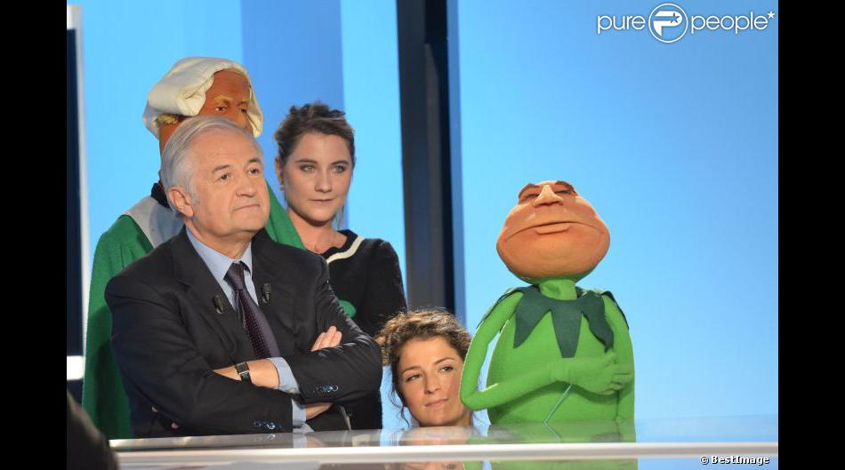 Jacques Mailhot Et Les Marionnettes Du Bebete Show Dans L Emission Vendredi Sur Un Plateau Diffusee Le 28 Octobre 11 Sur France 3 Purepeople