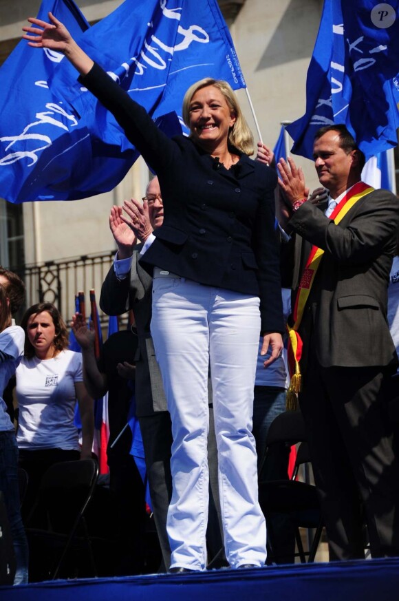 Marine Le Pen, à Paris, le 1er mai 2011.
