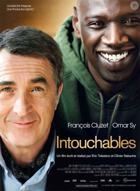 François Cluzet et Omar Sy dans Intouchables.