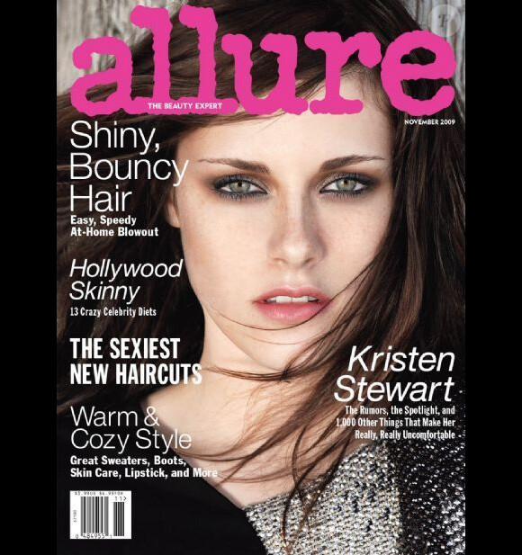 Kristen Stewart en couverture du magazine Allure de novembre 2009.