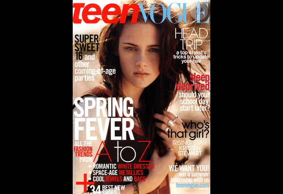 Mars 2007 : Kristen Stewart fait une première fois la couverture de Teen Vogue.