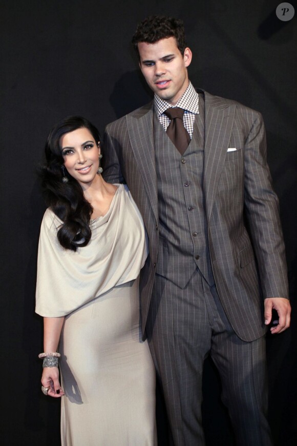 Kim Kardashian et son mari Kris Humphries le 31 août à New York