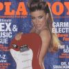 L'actrice Carmen Electra, en couverture du numéro Sex & Music de Playboy. Avril 2003.