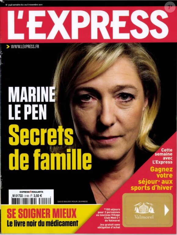 Le magazine L'Express du 2 novembre 2011