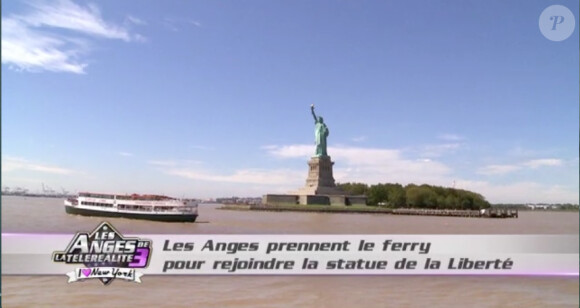 La statue de la liberté dans les Anges de la télé-réalité 3, jeudi 3 novembre 2011 sur NRJ 12