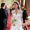 A Buckingham Palace. La robe de mariée de Kate Middleton, chef-d'oeuvre signé Sarah Burton pour Alexander McQueen, a été l'un des secrets les plus convoités et les mieux gardés du début d'année 2011.