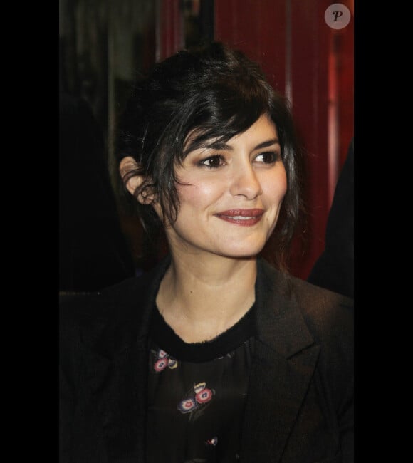Audrey Tautou pour La Délicatesse au festival de Sarlat, le 8 novembre 2011.