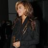 Beyoncé perchée sur ses Louboutin léopard à New York le 8 novembre 2011