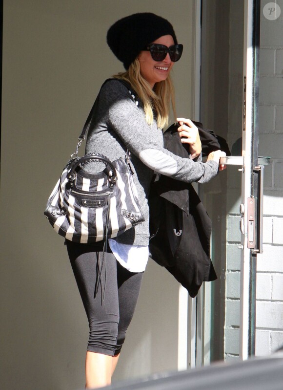 Nicole Richie sort de la gym, à Los Angeles, le 9 novembre 2011.