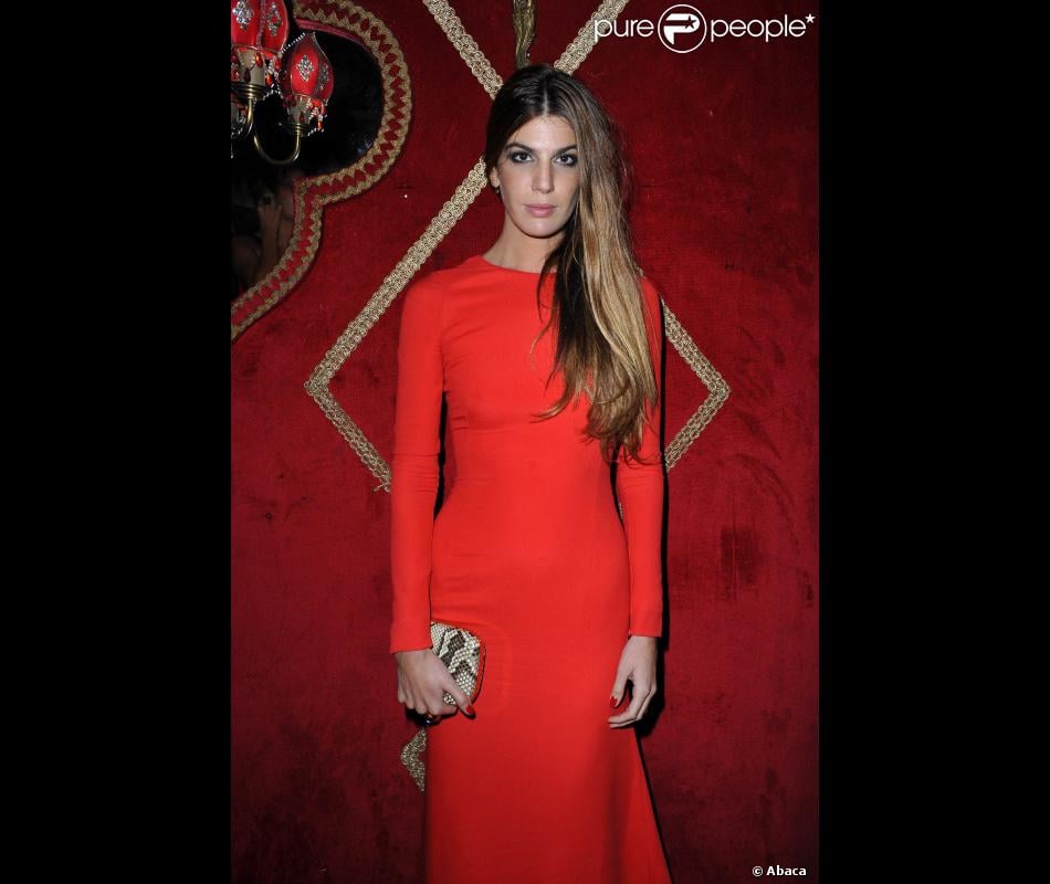 Le mannequin italien Bianca Brandolini D'adda figure également dans le