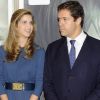 Louis de Bourbon et son épouse Margarita Vargas assistaient l'infante Pilar, présidente d'honneur de Nuevo Futuro, lors de la conférence de presse de lancement du Rastrillo 2011 (18-27 novembre) à Madrid, le 14 novembre 2011.