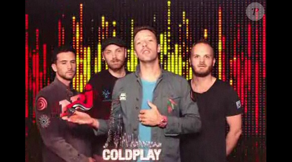 Coldplay dans la dernière publicité NRJ.