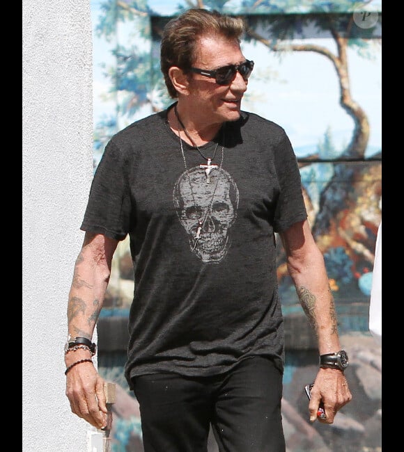 Johnny Hallyday le 18 juin 2011 à Los Angeles