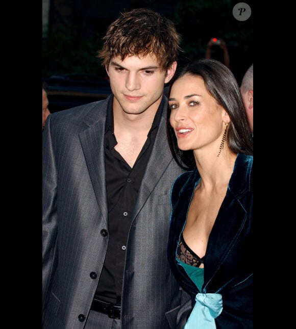 Demi Moore et Ashton Kutcher en juin 2003 à New York