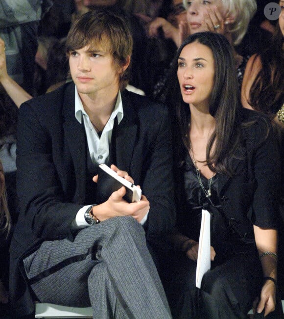 Demi Moore et Ashton Kutcher en septembre 2006 à New York